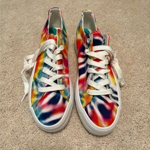 Restricted Colorful Tie-Dye Woman’s Sneakers